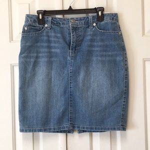 Lightwash Denim Skirt